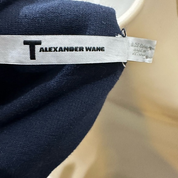 T by Alexander Wang Sleeveless Racerback Cutout Crop Top - Picture 4 of 8